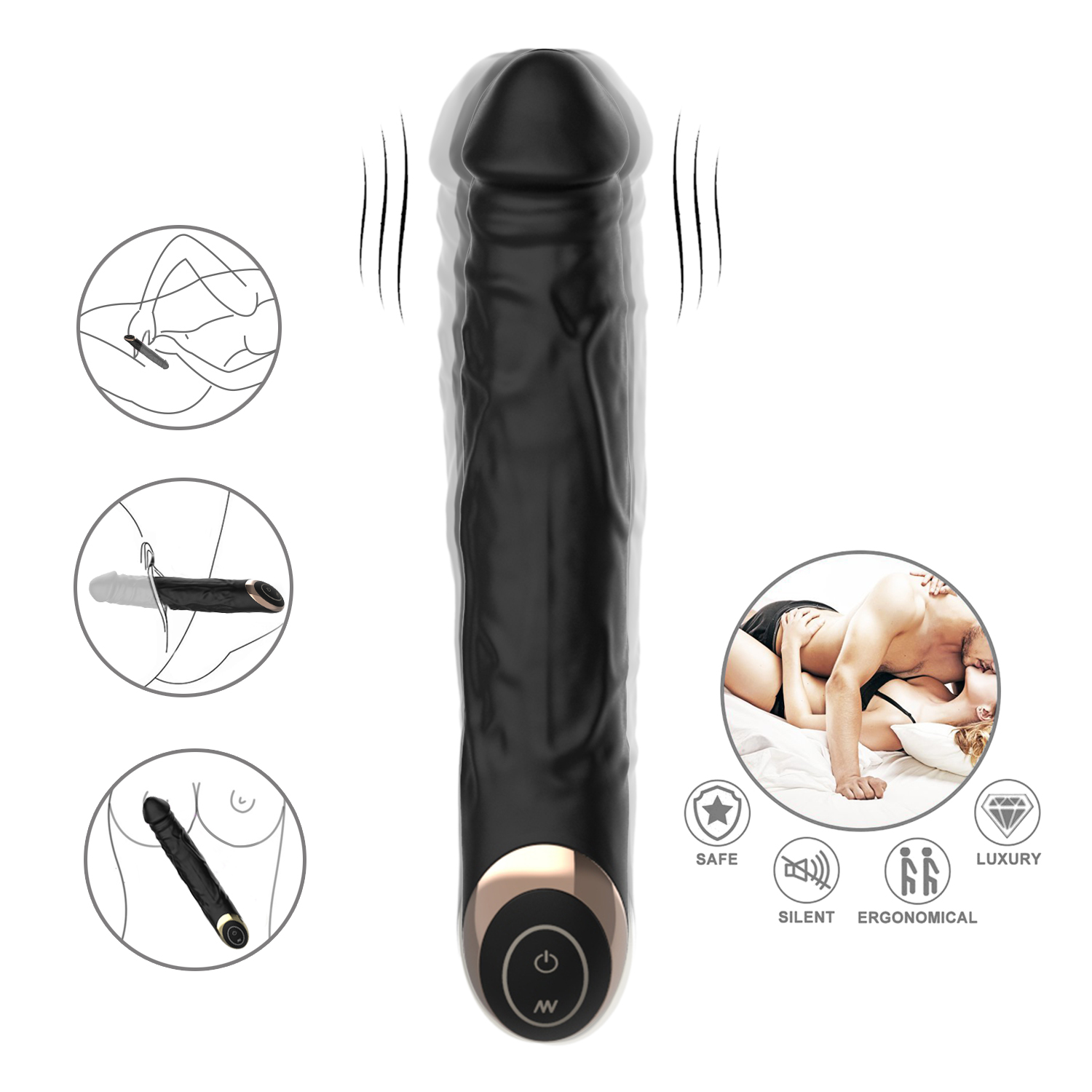 black dildo vibrator-szwinyi.com