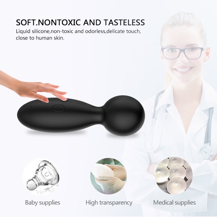 WY0424 VIVI-Wireless Handled Compact Personal Power Mini Wand Massager Vibrator - Imagen 3
