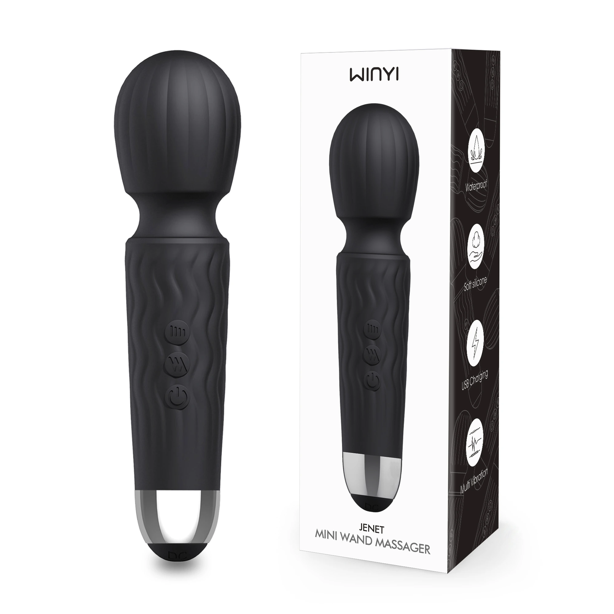 vibrater massager Personal Hand Held 10 Speed Vibrater Massager Wand Powerful Waterproof for  Women
