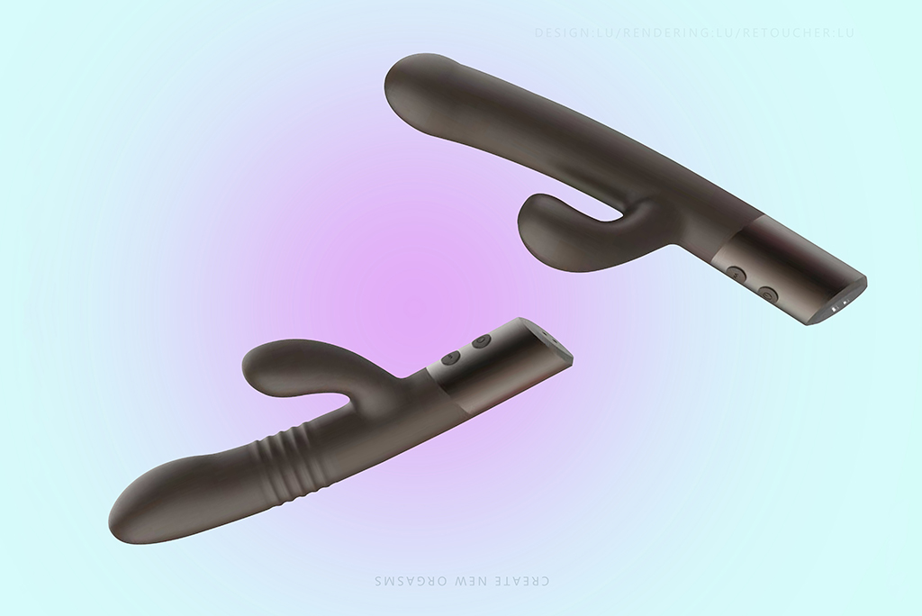 Dual vibrator with magnetic charging base-szwinyi.com