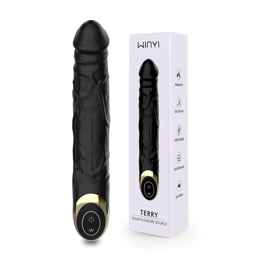 WY0541 TERRY-black dildo vibrator-szwinyi.com