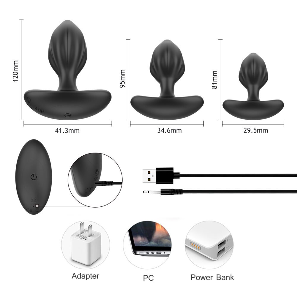 WY0587-vibrating anal plug factory-szwinyi.com