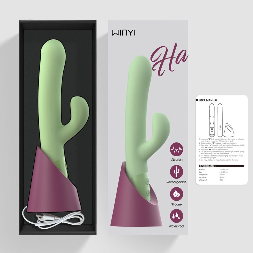 WY0611 HANNAH-SZWINYI.COM-Rabbit vibrator factory