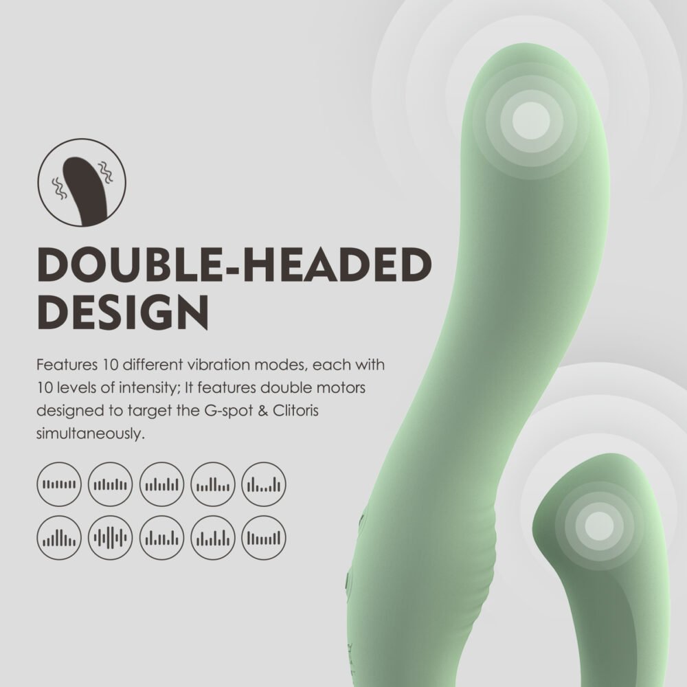 WY0624-double head vibrating dildo-sex toy exporter-WINYI