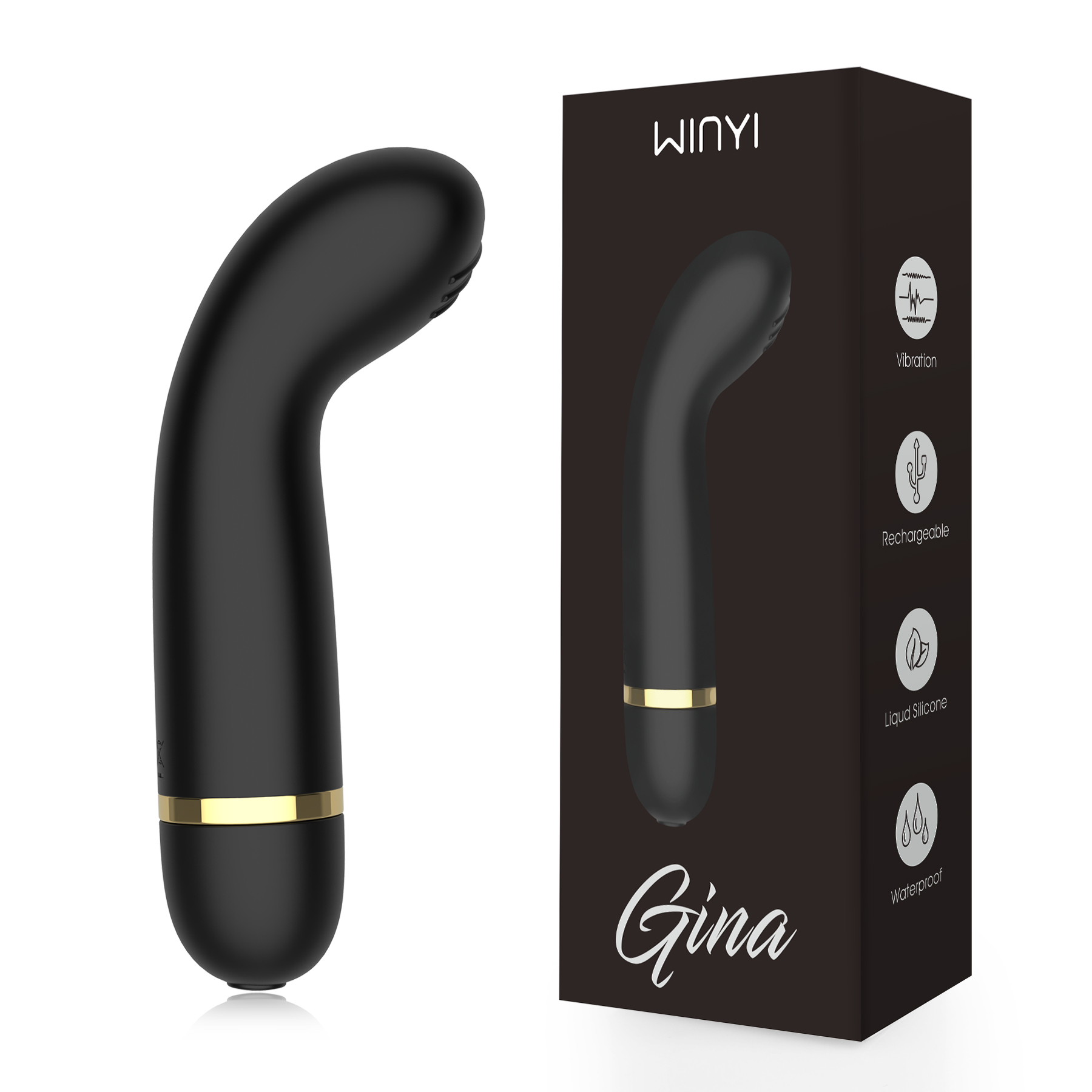 WY0582-BLA-sex toy packaging-bullet vibrator-Shipped to over 100+ countries-WINYI