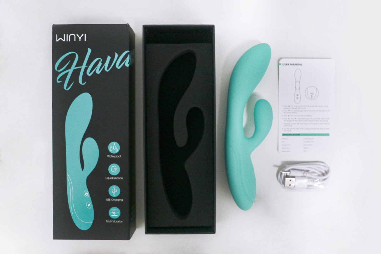 WY0610-double head vibrator-private label vibrator-WINYI