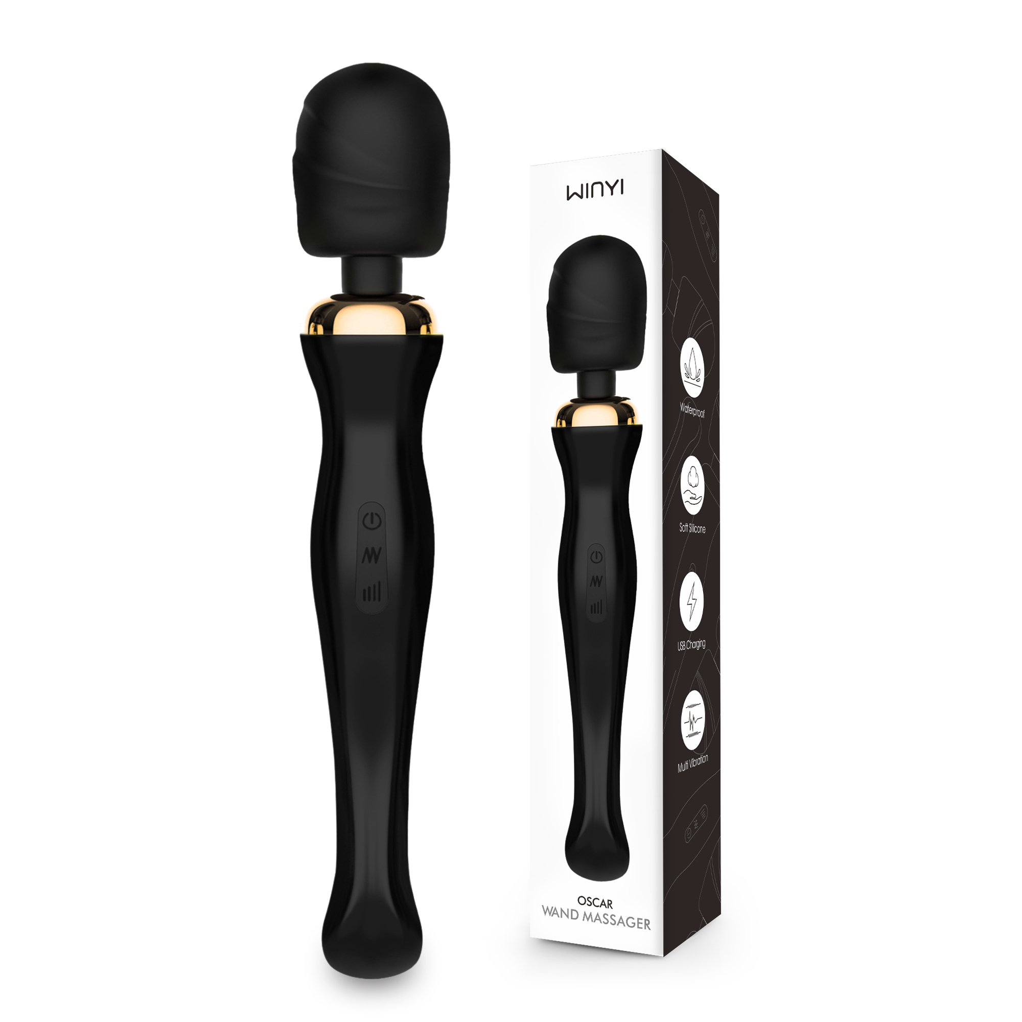 WY0543 OSCAR - Cordless Wand Massager-szwinyi.com