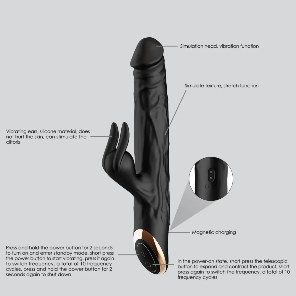 WY0646-thrusting rabbit vibrator-2023 new trending sex toy-WINYI