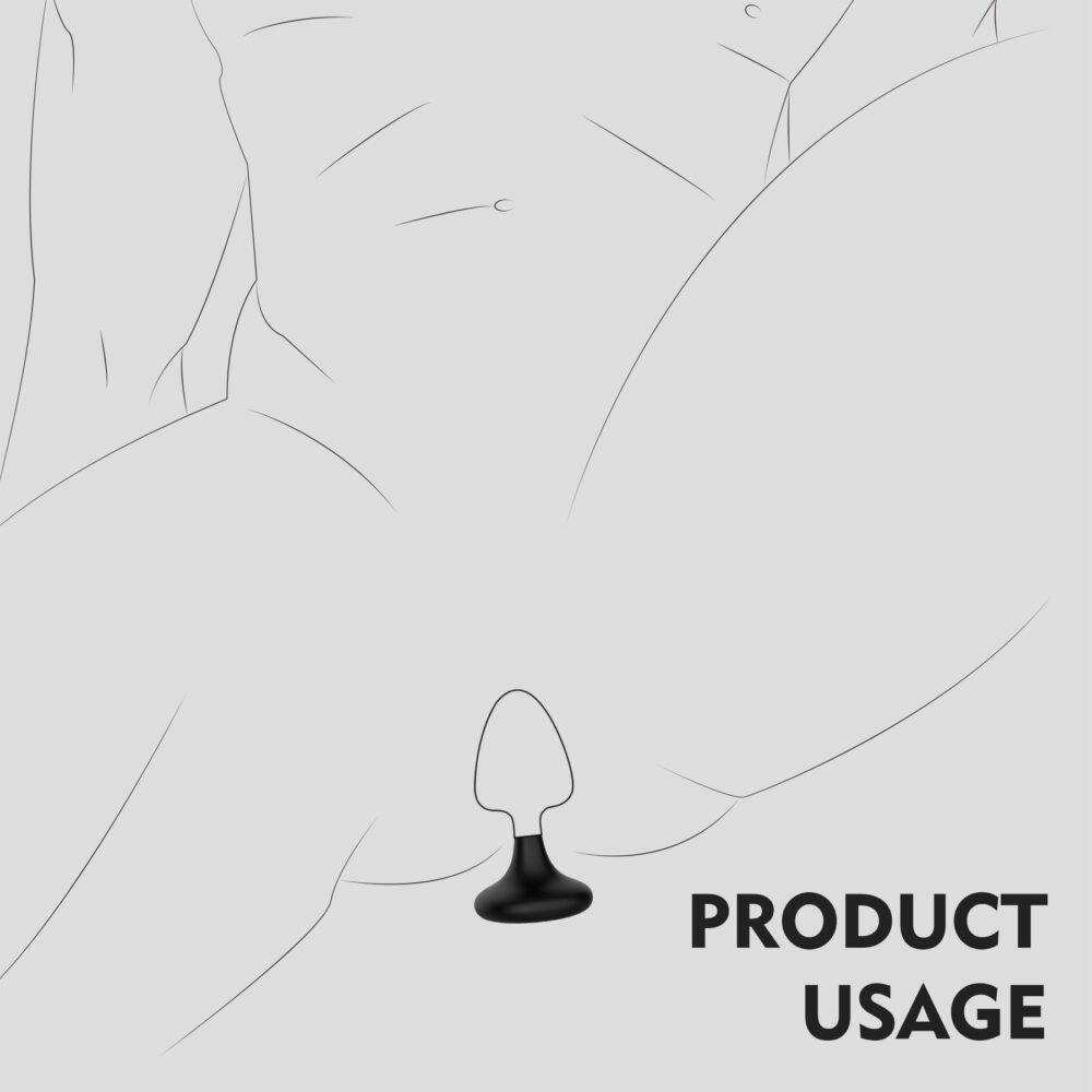 WINYI Impacting Butt Plug-Remote Anal Butt Toys-Wy0682 Denis-adult toy manufacturer OEM ODM wholesale sex toy