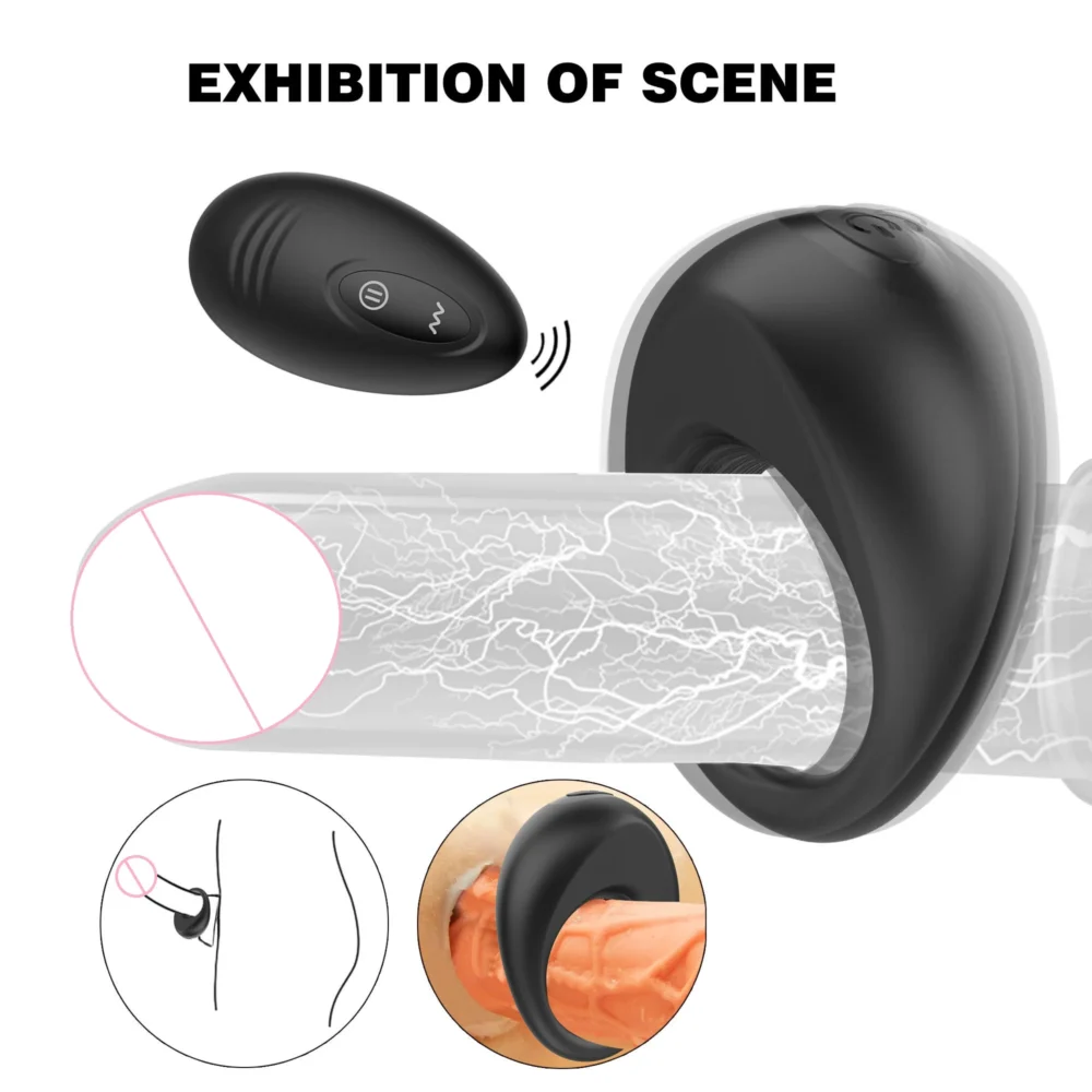 WY0607-cock ring-2023 new trends hot selling remote vibrating cock ring manufacturer