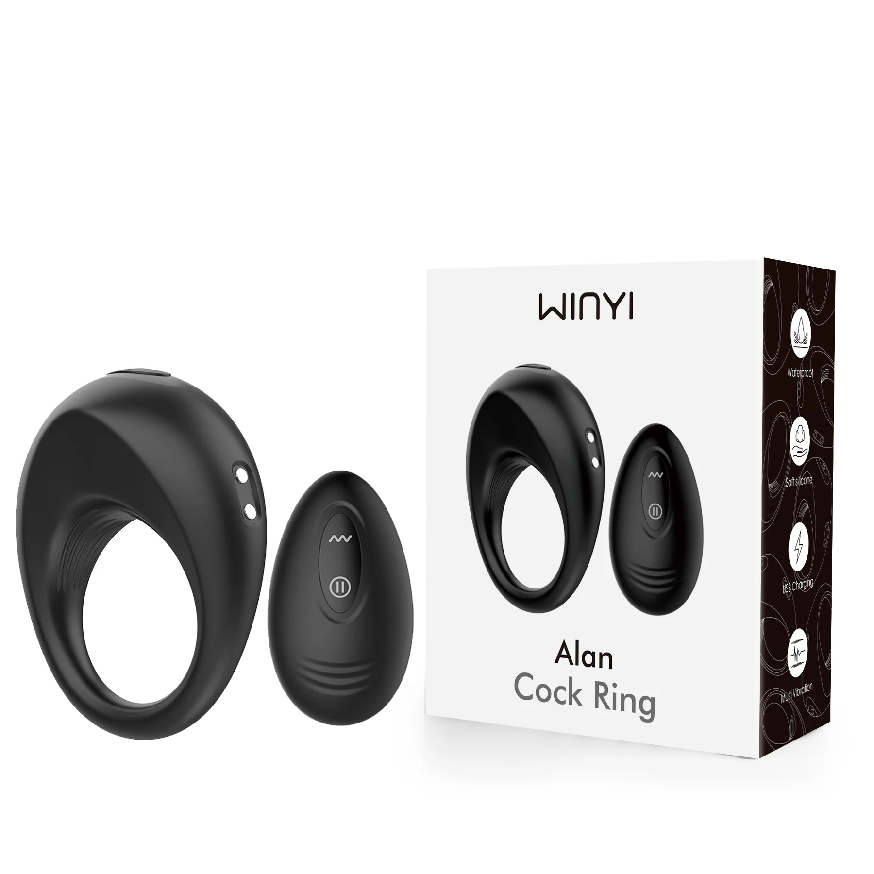WY0607-cock ring-2023 new trends hot selling remote vibrating cock ring manufacturer