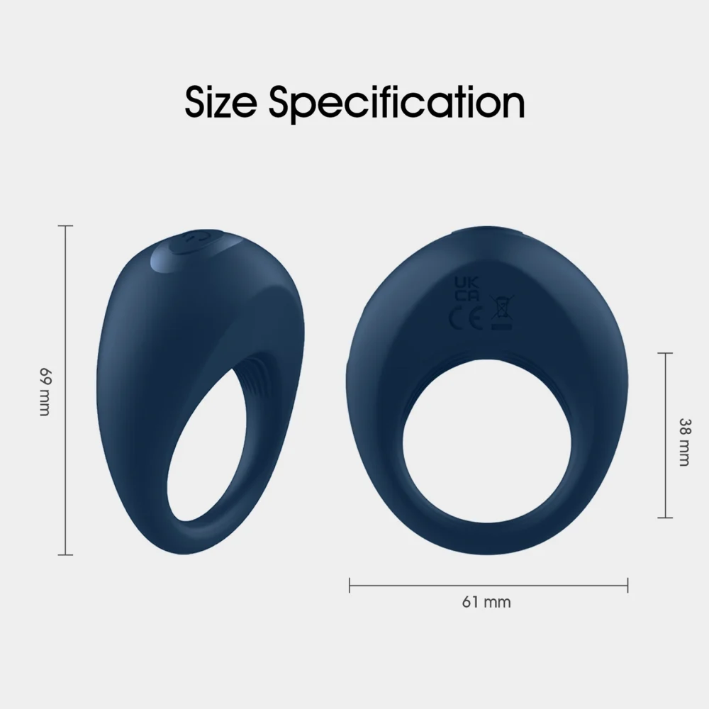 WY0607-Alan-2024 New Sex Toys Penis Ejaculation APP Cock Ring-Leading manufacturer