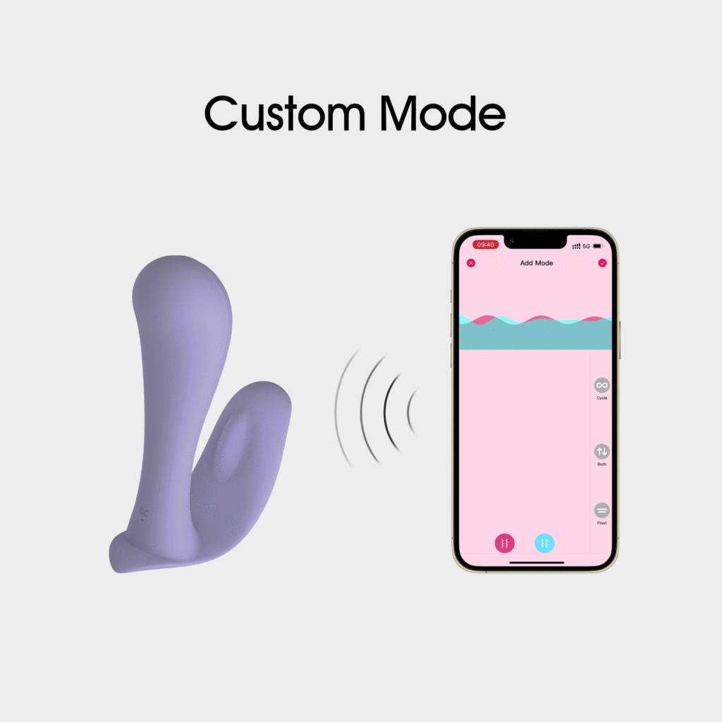 WY0568-app adultoy (1)-APP & Remote Control Vibrating Panties Wearable Vibrator