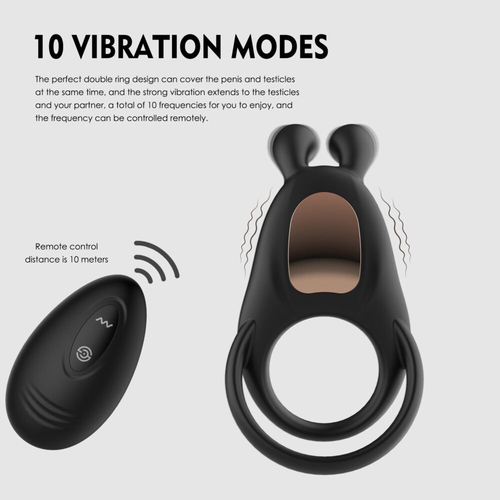 couple dual c-ring-WINYI sex toy manufacturer-2024 new vibrating cock ring penis ring used to delayed ejaculation