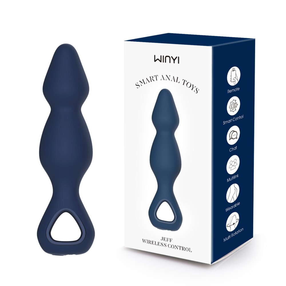 App butt plug, 2024 new long-distance controlled rotating anal plug vibe produced by WINYI sex toy manufacturer