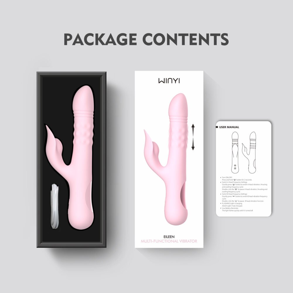 WINYI Expandable & Thrusting Vibrator-New G Spot Vibrator WY0709 EILEEN -sex toy mamufacturer