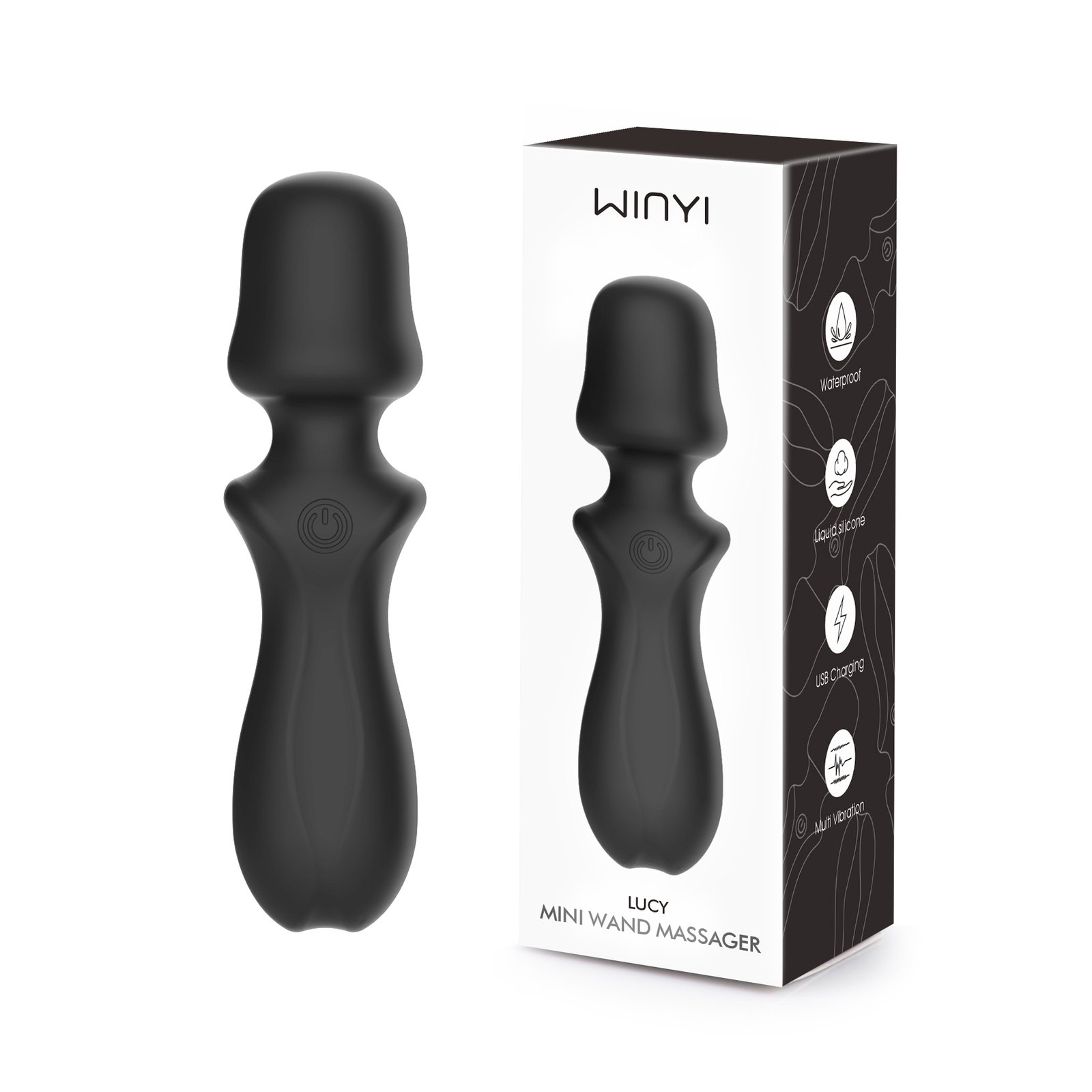 WINYI-AV vibrating massager-WY0721 Mini Wand Vibrator