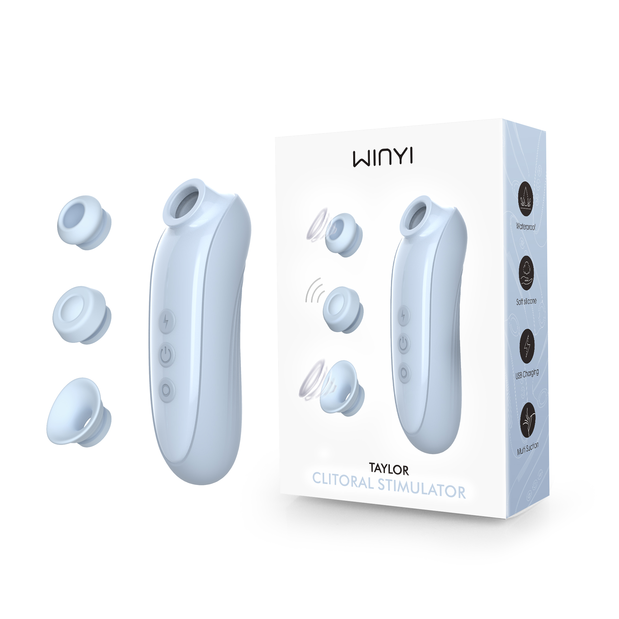 WY0655-3pcs Set of Clitoral Vibrator