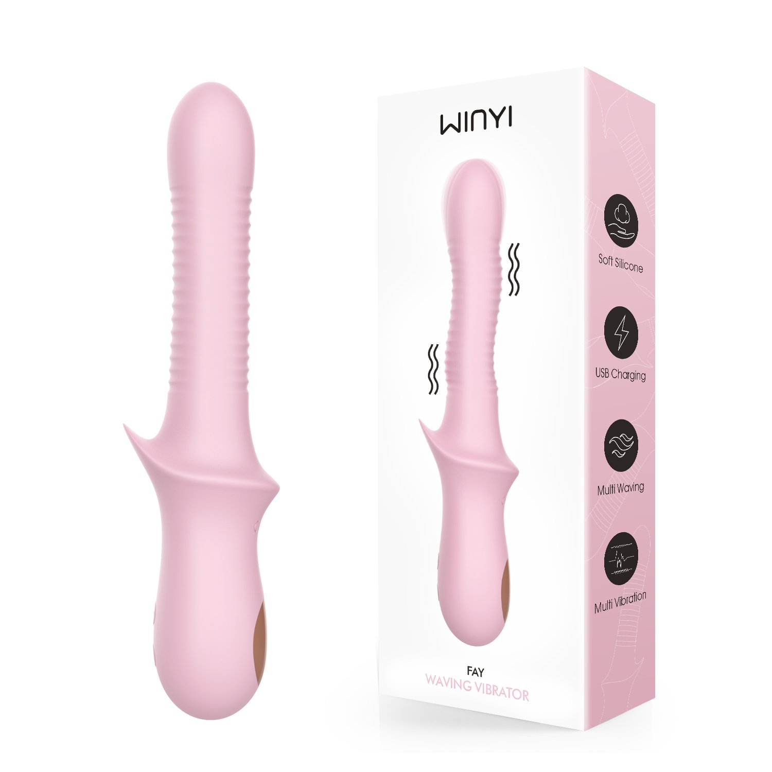 WINYI Wave Vibrator-2025 New Silicone G-spot Vibrator Sex Toy-WY0737 Fay-Sex toy factory