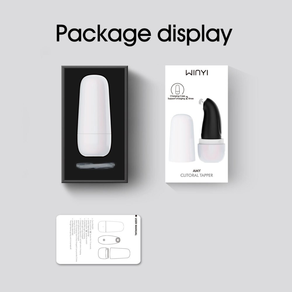 WINYI Clitoral Tapper with Magnetic Charging Storage Case-WY0032 AMY (1)-adult toy manufacturer