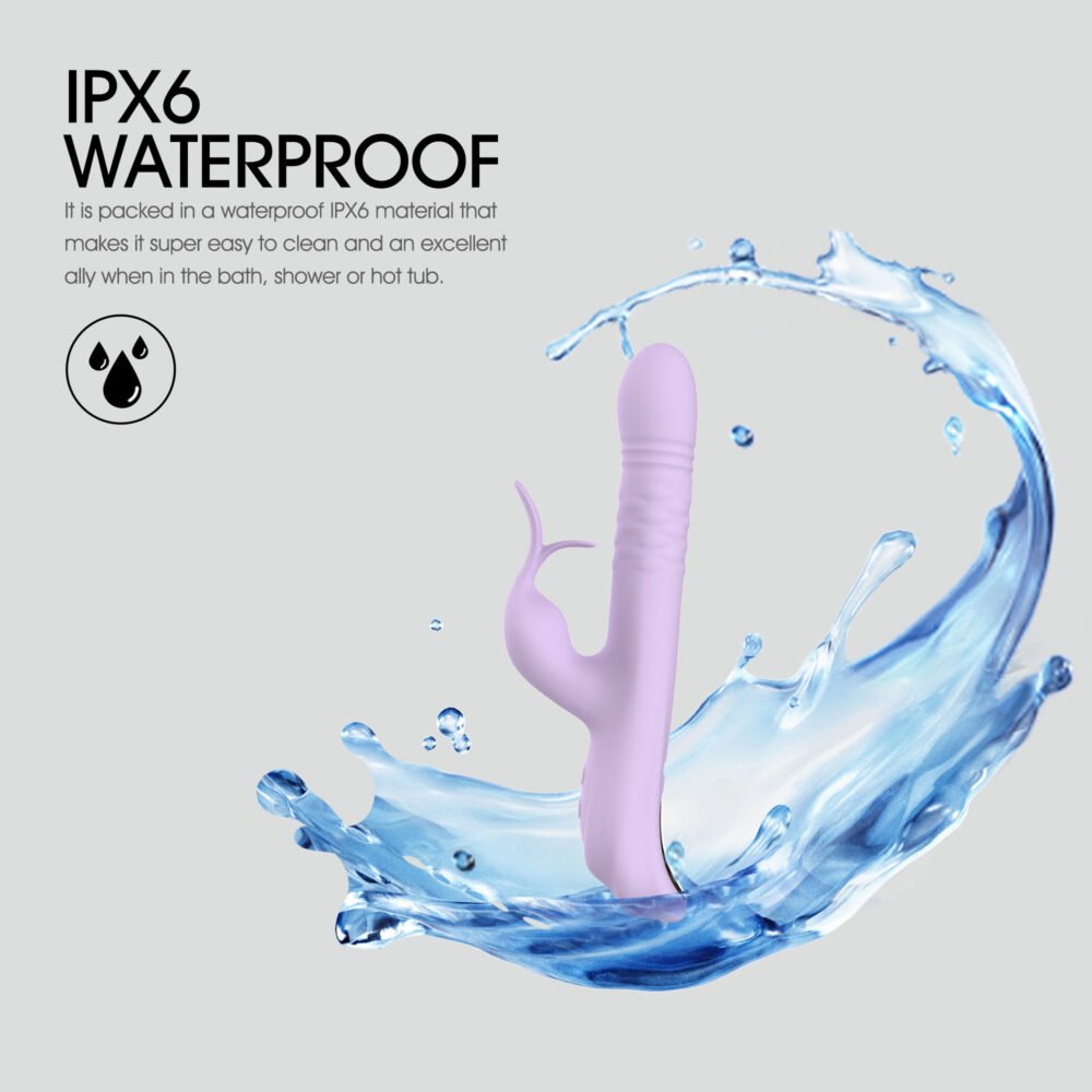 WINYI New Expandable Vibrator Sex Toy, Thrusting Rabbit Wand-Wy0744 Barbara-adult toy factory