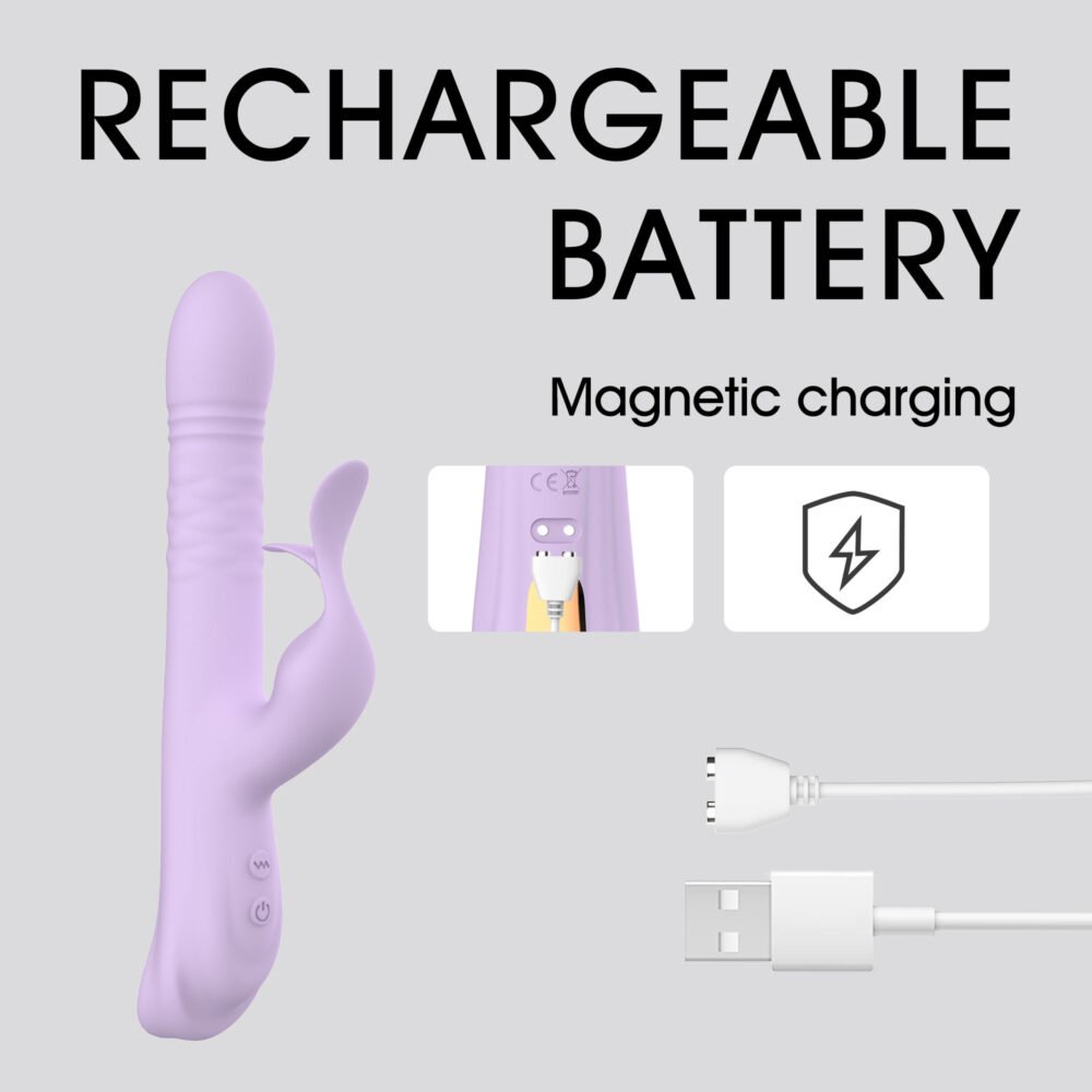 WINYI New Expandable Vibrator Sex Toy, Thrusting Rabbit Wand-Wy0744 Barbara-adult toy factory