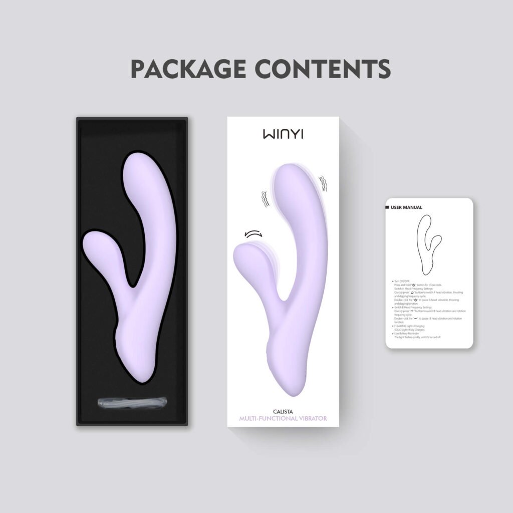 WINYI0782 WINYI Calista Multi-Functional Vibrator-User Manual-Charging Cable