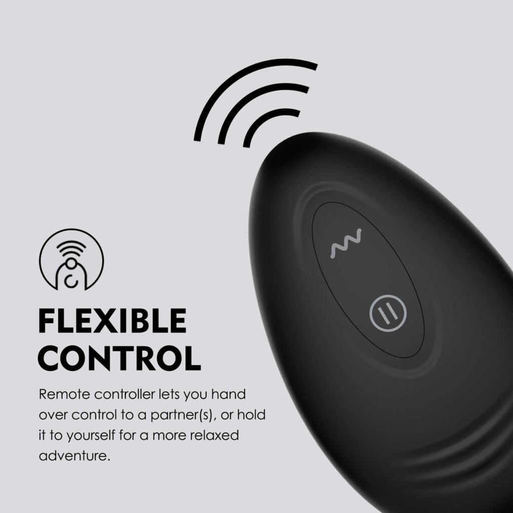 WINYI0785- Flexible Control Wireless Remote for Partner Play or Solo Relaxation