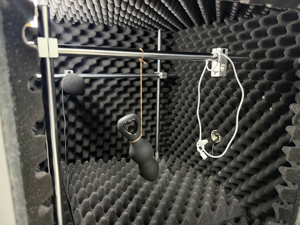 Acoustic Noise Test Chamber Internal Test Setup