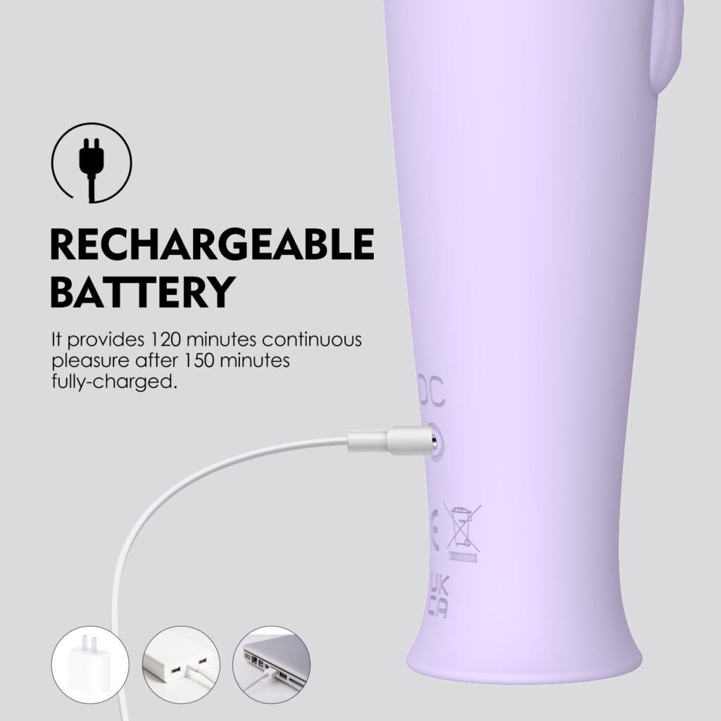 Custom Rechargeable Bow AV Wand Vibrator -2