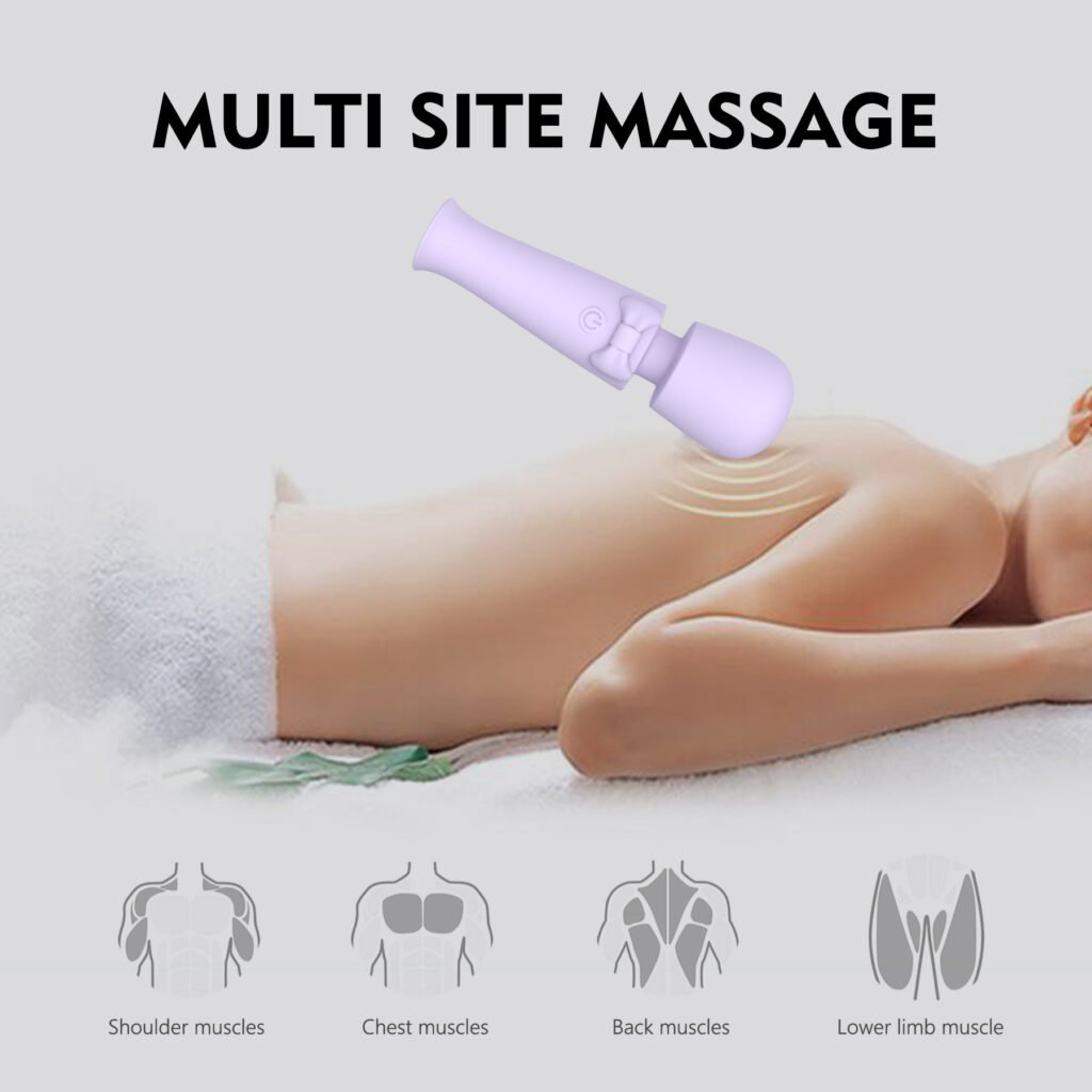 Custom Rechargeable Bow AV Wand Vibrator -3