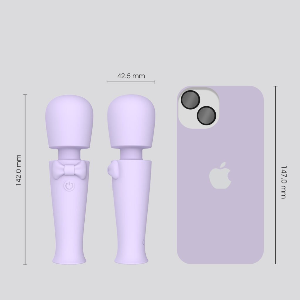 Custom Rechargeable Bow AV Wand Vibrator -8
