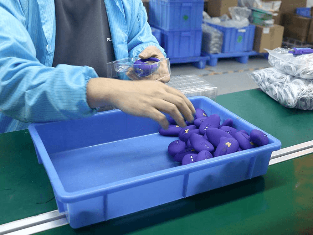Silicone Sex Toys Packaging And Sorting