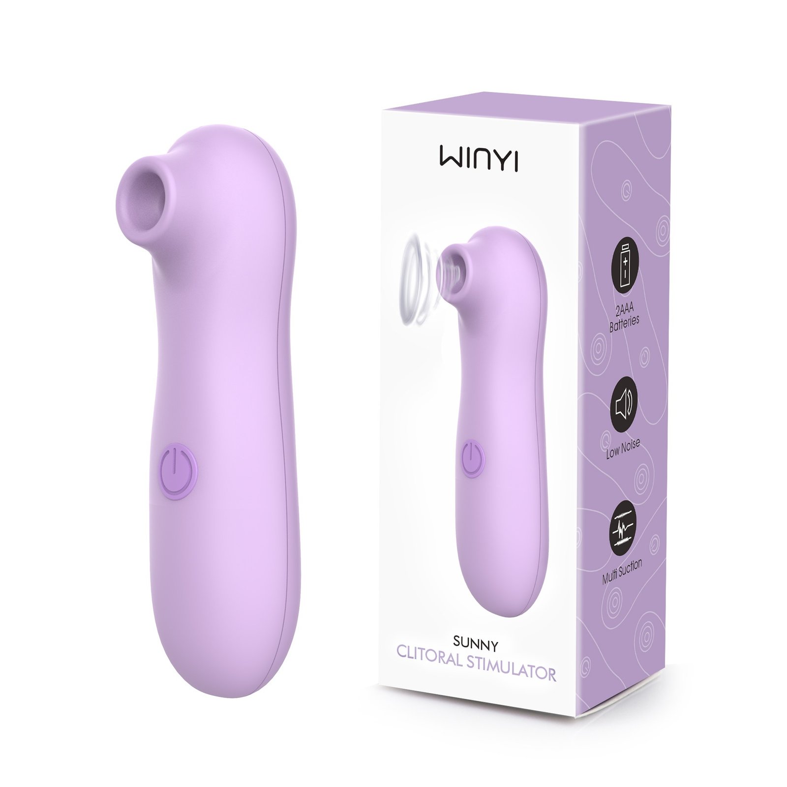 Custom Rechargeable Clitoral Suction Stimulator WY0575