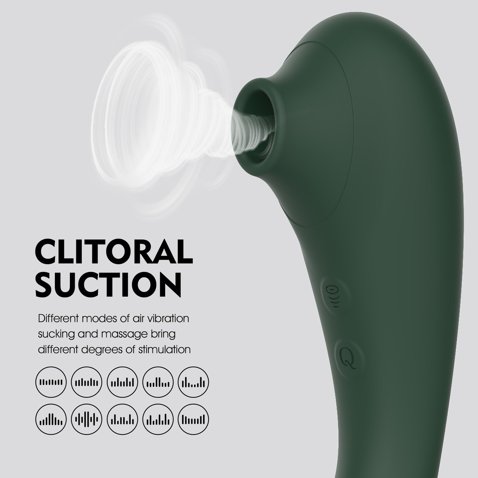 WY0635 whale suction stimulator close-up for custom clitoral suction product lines