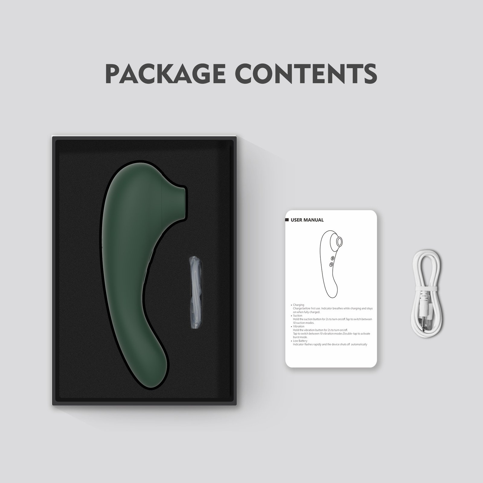 Package contents check for adult toy bulk order quality control