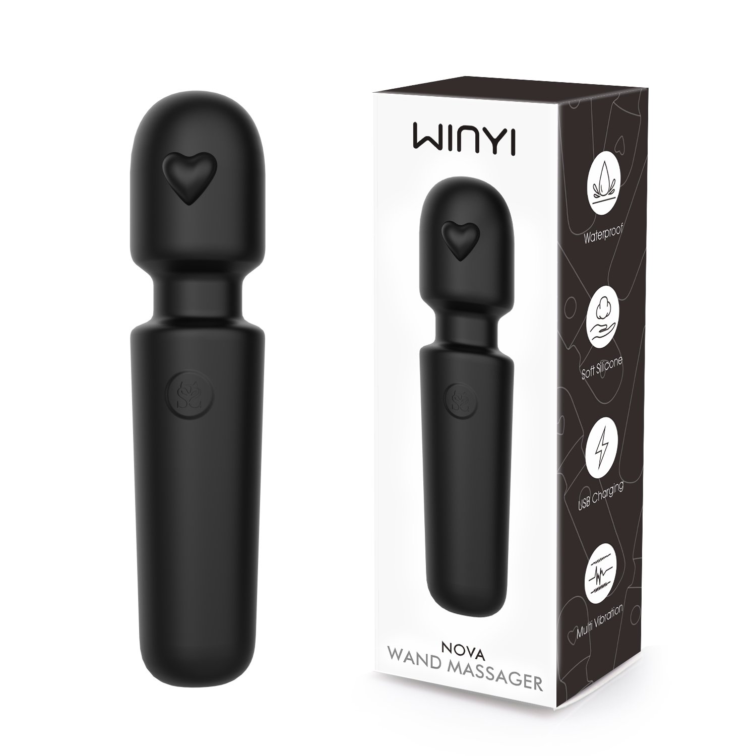 Fully Washable MINI Massager, IPX7 Waterproof,WY0628