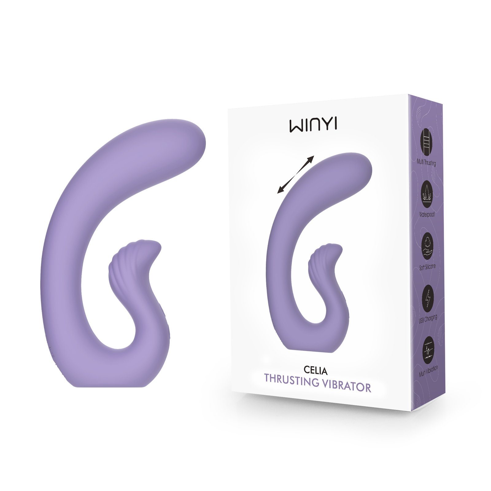 Custom Rechargeable Deer Horn Thrusting Vibrator WY0707