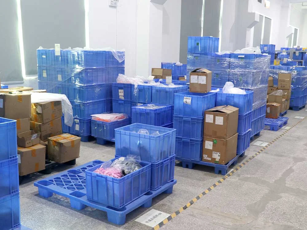 Finished goods warehouse for approved sex toy production