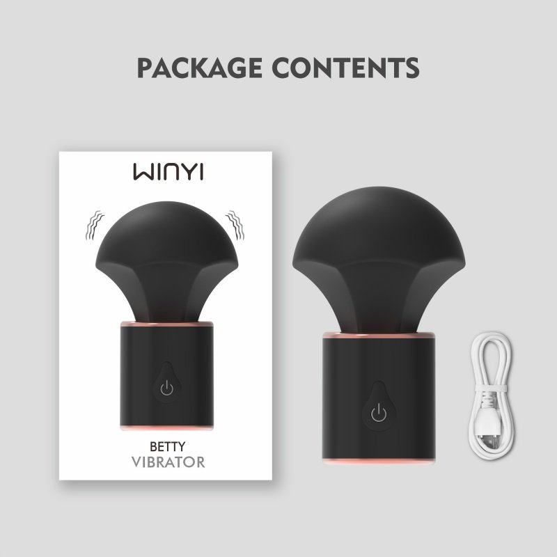 Betty 10-Mode Electric Shock Vibrator WY0727 – Custom Rechargeable-6