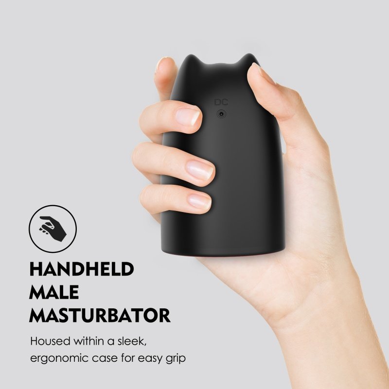 Custom Rechargeable Auric 10-Mode Vibrating Male Masturbator6