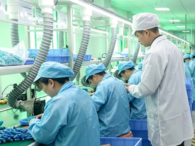Cleanroom assembly line for consistent adult toy manufacturing