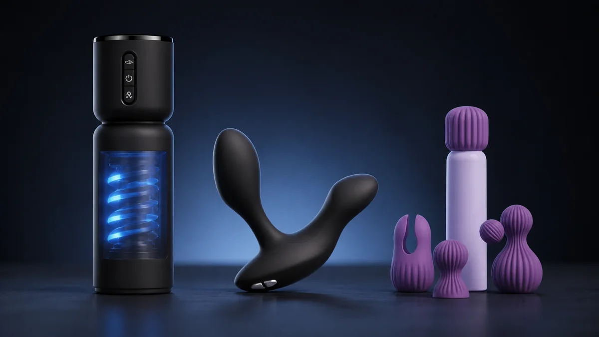 Male sex toy market trends 2026 high-tech product range
