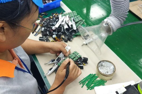 PCB soldering and internal component assembly for an OEM product