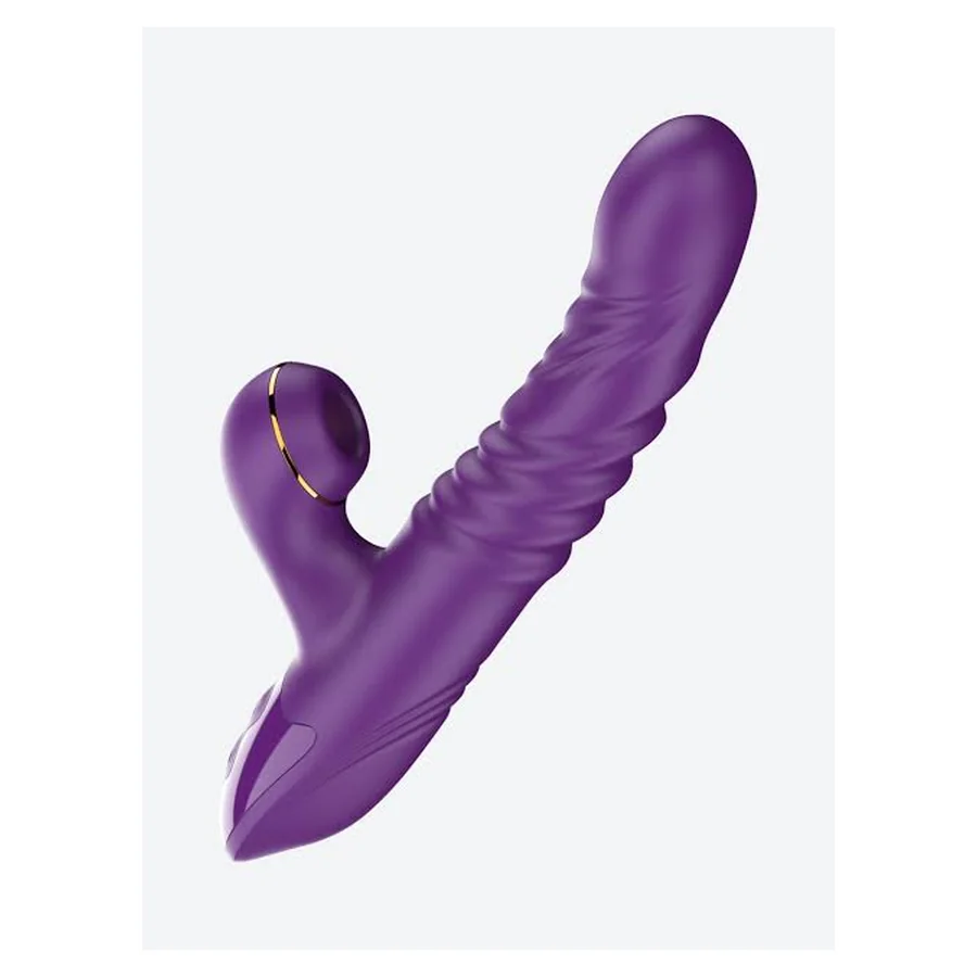 Thrusting Vibrator Specification Sample Purple thrusting vibrator sample for specification comparison