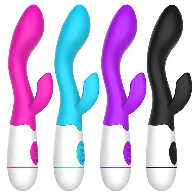 Rabbit Vibrator OEM Color Options Rabbit vibrators in four colors for OEM SKU and color planning