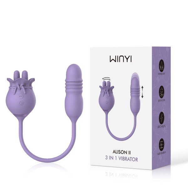Three in one vibrator product and box for an accurate factory quote