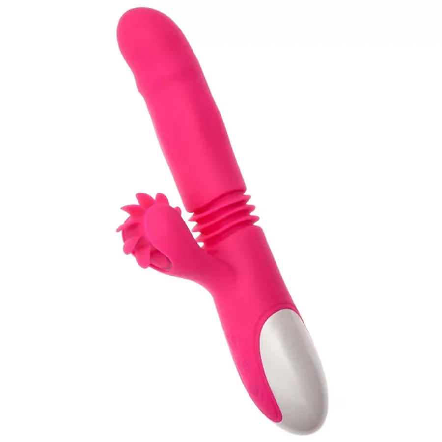 Lavender thrusting vibrator rail and extension motion diagram
