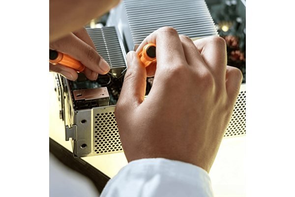 PCB and electronics assembly for a rechargeable vibrator