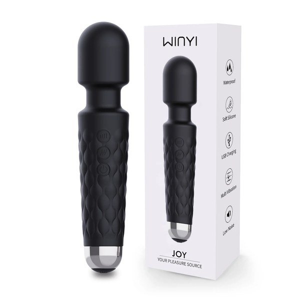 Wand massager with packaging for sample approval review